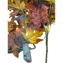 Lighted Harvest Leaf & Berry Garland - 72 Inches - Home & Living >> Decor - by Gerson - view 2
