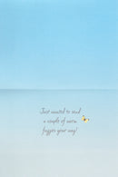Warm Fuzzy Greeting Card   - Encouragement Card - Gift Shoppe >> Greeting Cards >> Inspirational - by Leanin Tree - view 2