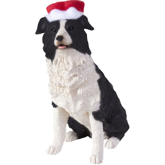 Sitting Border Collie Ornament - The Country Christmas Loft