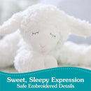 Winky Lamb - Plush Rattle - 7 Inch