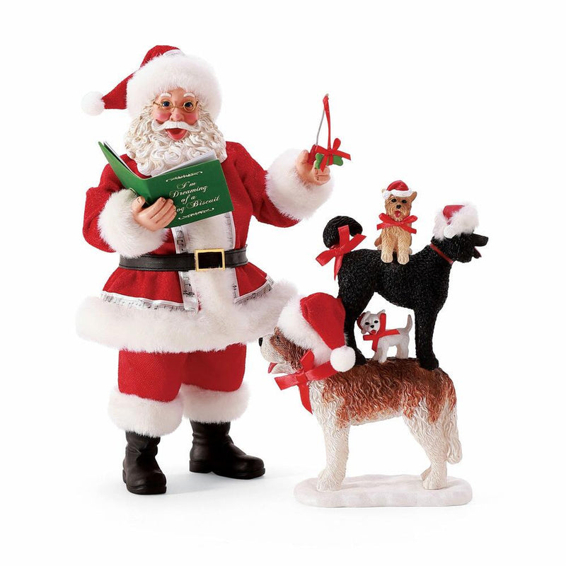 Fur La La - Santa Figurine - The Country Christmas Loft