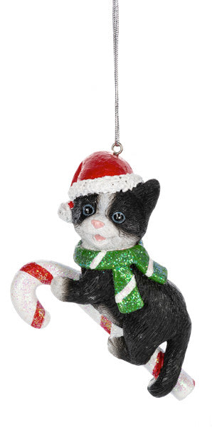 Christmas Kitten Ornament -