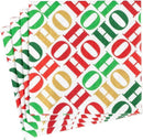 Ho Ho Ho Paper Cocktail Napkins in White