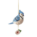 Blue Jay Ornament - Christmas >> Ornaments >> Birds - by Jim Shore - view 2