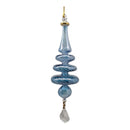 Twilight Blue Christmas Tree with Crystal Teardrop