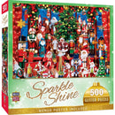 Sparkle And Shine - Holiday Festivities 500 Pc Glitter Puzzle