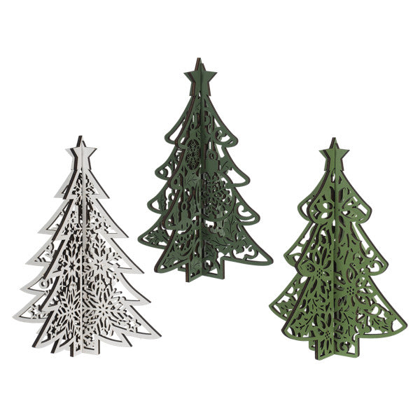 Lasercut Christmas Tree figurine -