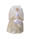 LED Fiber Optic Gold Angel Treetop - Christmas >> Tree Toppers - by Kurt Adler - view 4
