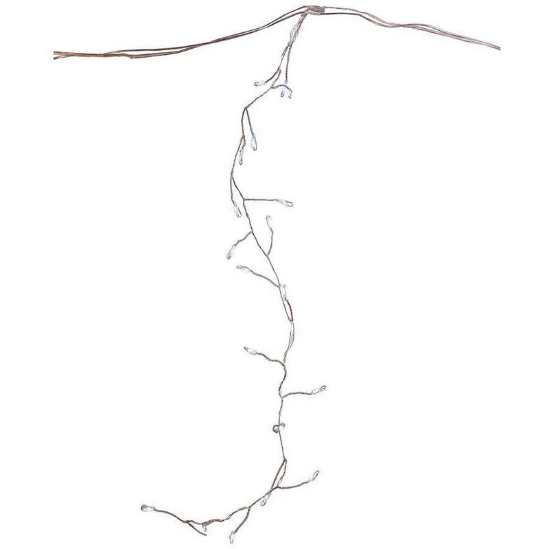 220-Light Starburst Cool White LED Icicle Light Set