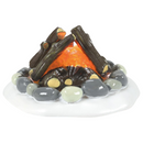 Lit Fire Pit for Christmas Villages