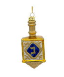 Noble Gems  Glass Dreidel Ornament