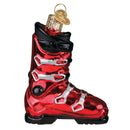 Ski Boot  Glass Ornament