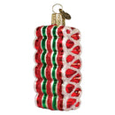 Christmas Ribbon Candy Glass Ornament