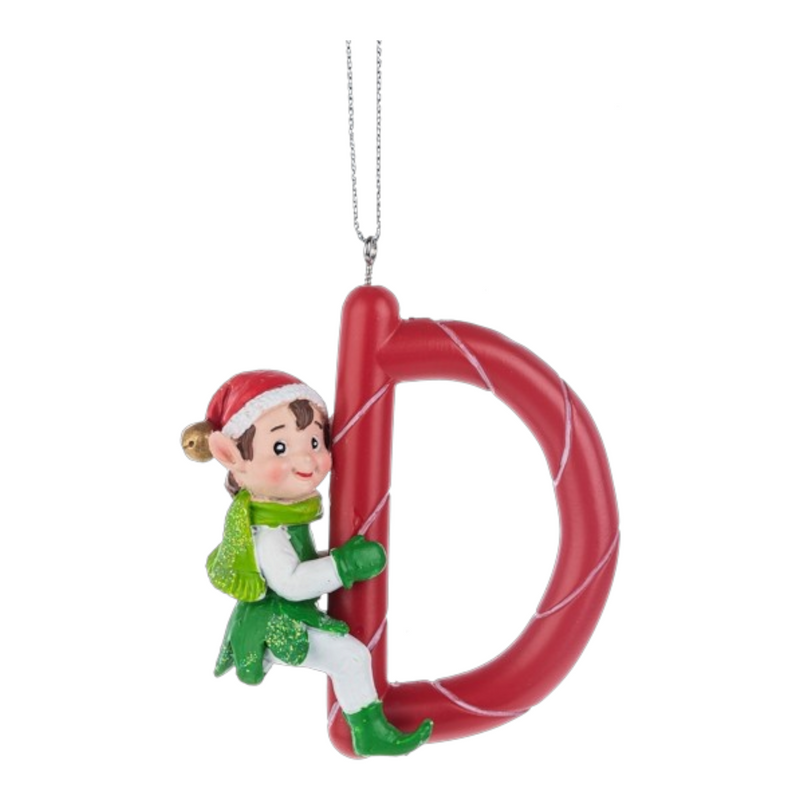 Kindness Elves Monogram Ornament -