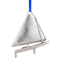 Sailboat Ornament - Christmas >> Ornaments >> Metal - by Danforth Pewter