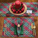 Patricia Heaton Home Saint Nicholas Tartan Napkin - Housewares >> Linens >> Placemats and Napkins - by Park Designs - view 3