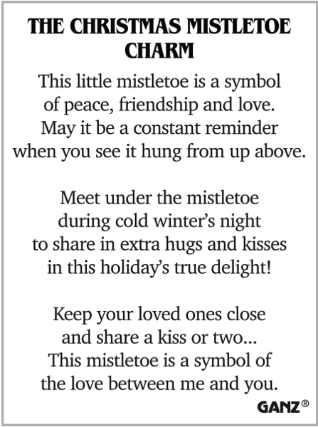 Merry Mistletoe Charm