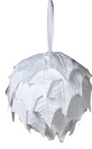 Hanging Poinsettia Ball -