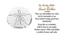 The Lucky Little Sand Dollar Charm - Gift Shoppe >> Jewelry >> Charms and Worry Stones - by Ganz
