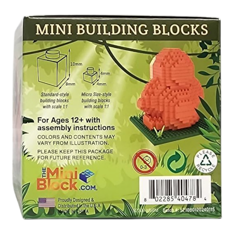 Mini Building Blocks - Orangutan