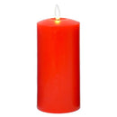 6 Inch LED Candle - Red