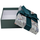 Gift Box for Gift Cards - 5" x 3.75" - Cream Wildflower & Teal