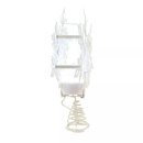 LED Snowflake Treetop with Timer - 12 Inch - White - The Country Christmas Loft