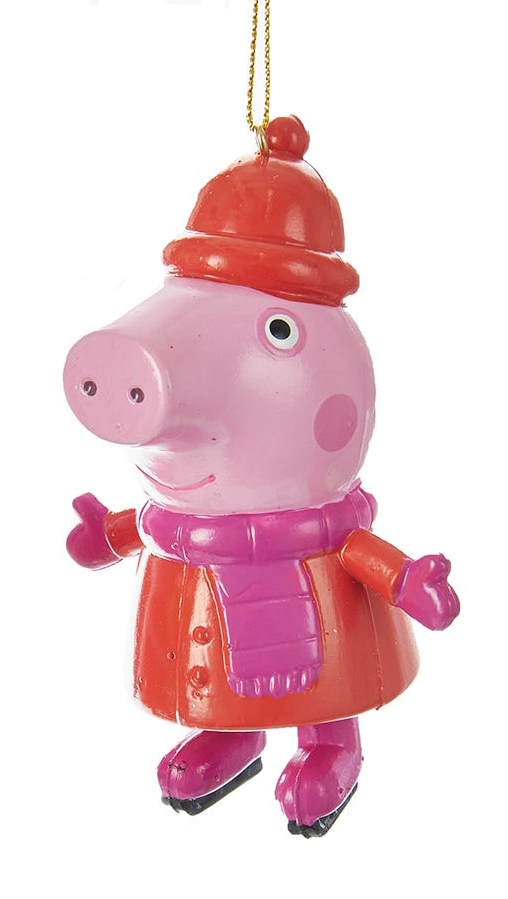 Peppa Pig Plastic Ornament - Scarf