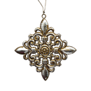 5.5 Inch Metal Ornament Filigree - Quad