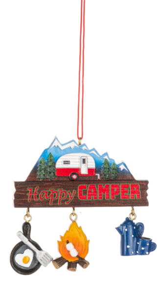 Camping Ornament - Happy Camper