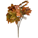 11-Inch Autumn Maple Leaf Bush - Home & Living >> Artificial Flowers - by Gerson - view 2