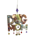 Dog Mom Ornament - Metal - by Pilgrim Imports