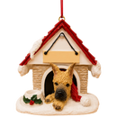 Ceramic Doghouse Ornament - Great Dane