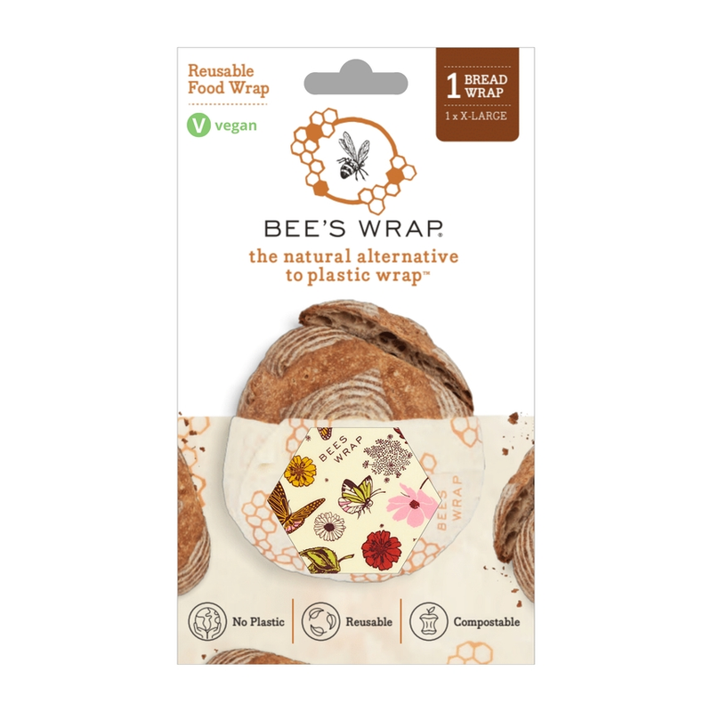 Bee's Wrap Food Wrap - Meadow Magic Bread Wrap