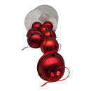 Jingle Bells (8 pack) - 50mm - Matt Red