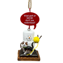 Smores Cat Talk Ornament - What Part of Meow