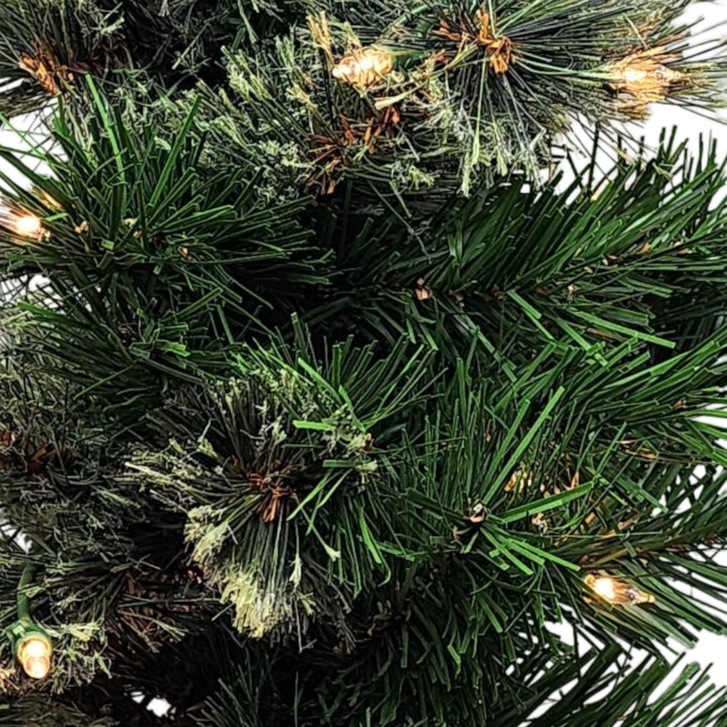 Pre-lit Cashmere Pine Tree - 18 Inch