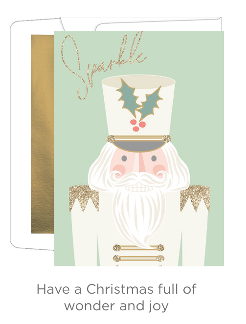 Elegant Box Card Collection – Sparkle Nutcracker