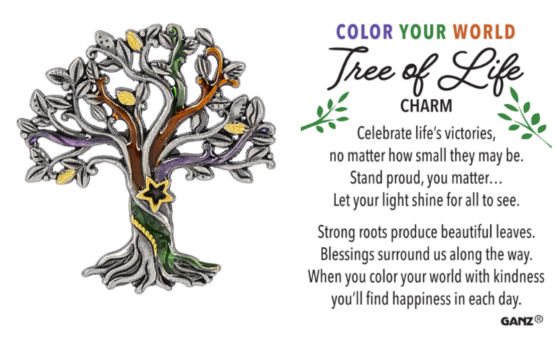 Color Your World - Tree of Life Charm