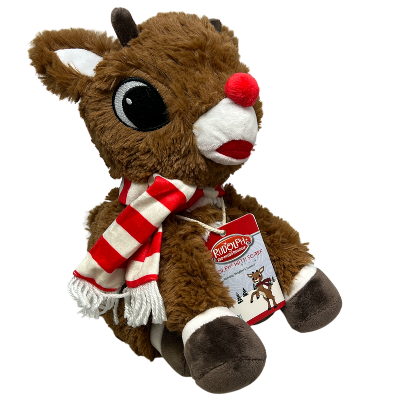 Rudolph With Scarf  From Rudolph The Red Nose Reindeer Warmies