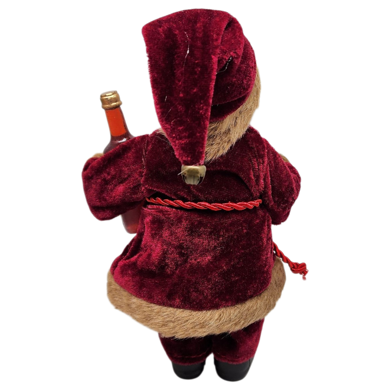Vintner Santa Figurine Ornament - 9 inches