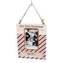 Spinning Frame Ornament - Our First Christmas