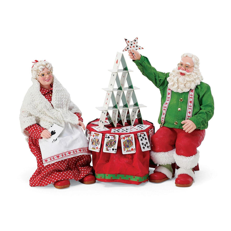 Card Games - Santa and Mrs. Claus Figurine