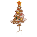 Gingerbread Christmas Tree Stake - 37 Inch