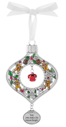 Jingle Bell Ornament - Son, you make the season bright - Metal - by Ganz