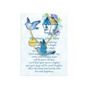 Happiness Bluebird Necklace - Gold-tone Chain - Gift Shoppe >> Jewelry >> Necklaces - by Facets