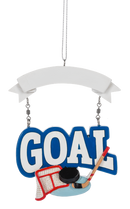 Hockey Goal Ornament