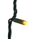 100-Light Classic Warm White LED Green Wire Light Set