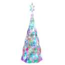 USB Lighted Holographic Holiday Tree with Remote Control - 48 Inch