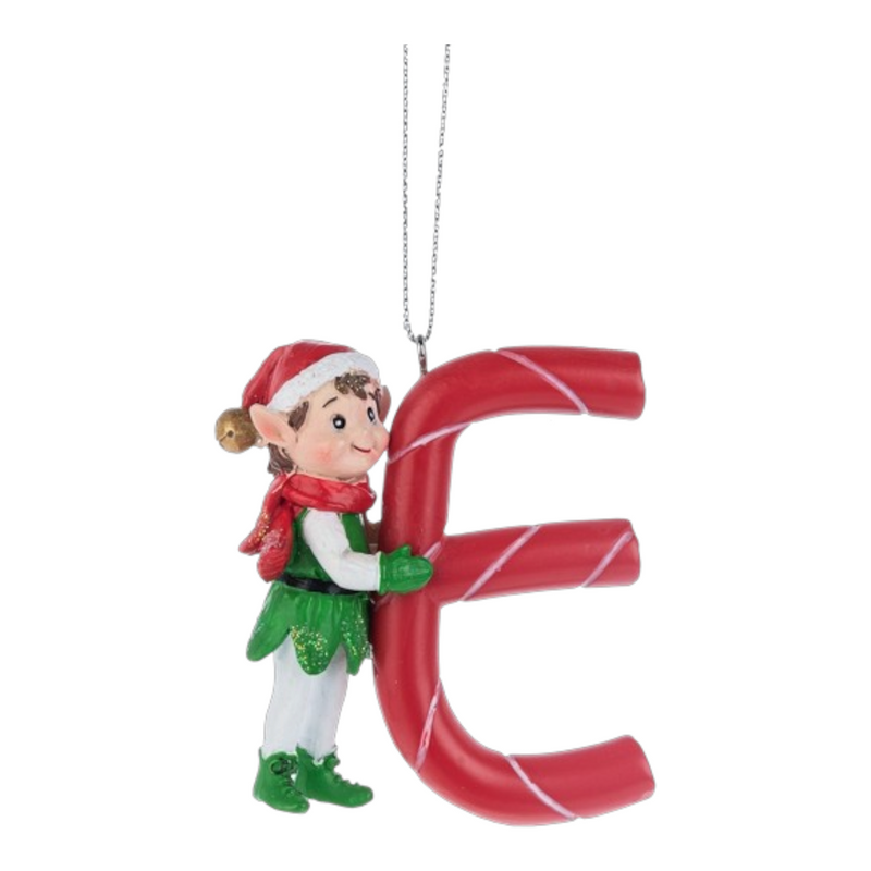 Kindness Elves Monogram Ornament -